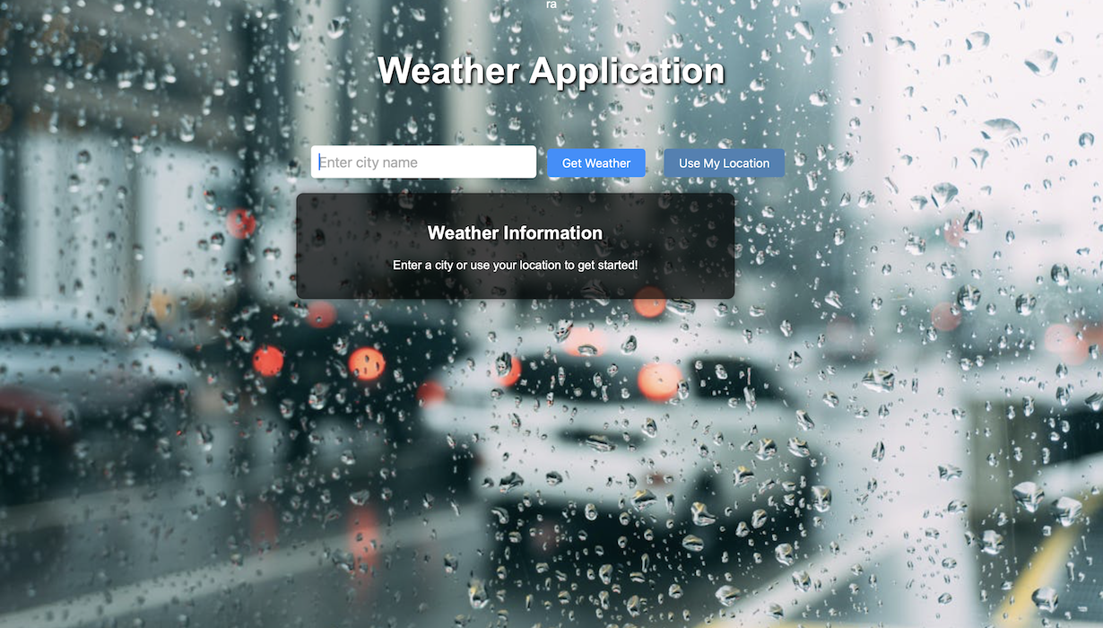 Weather App screenshot